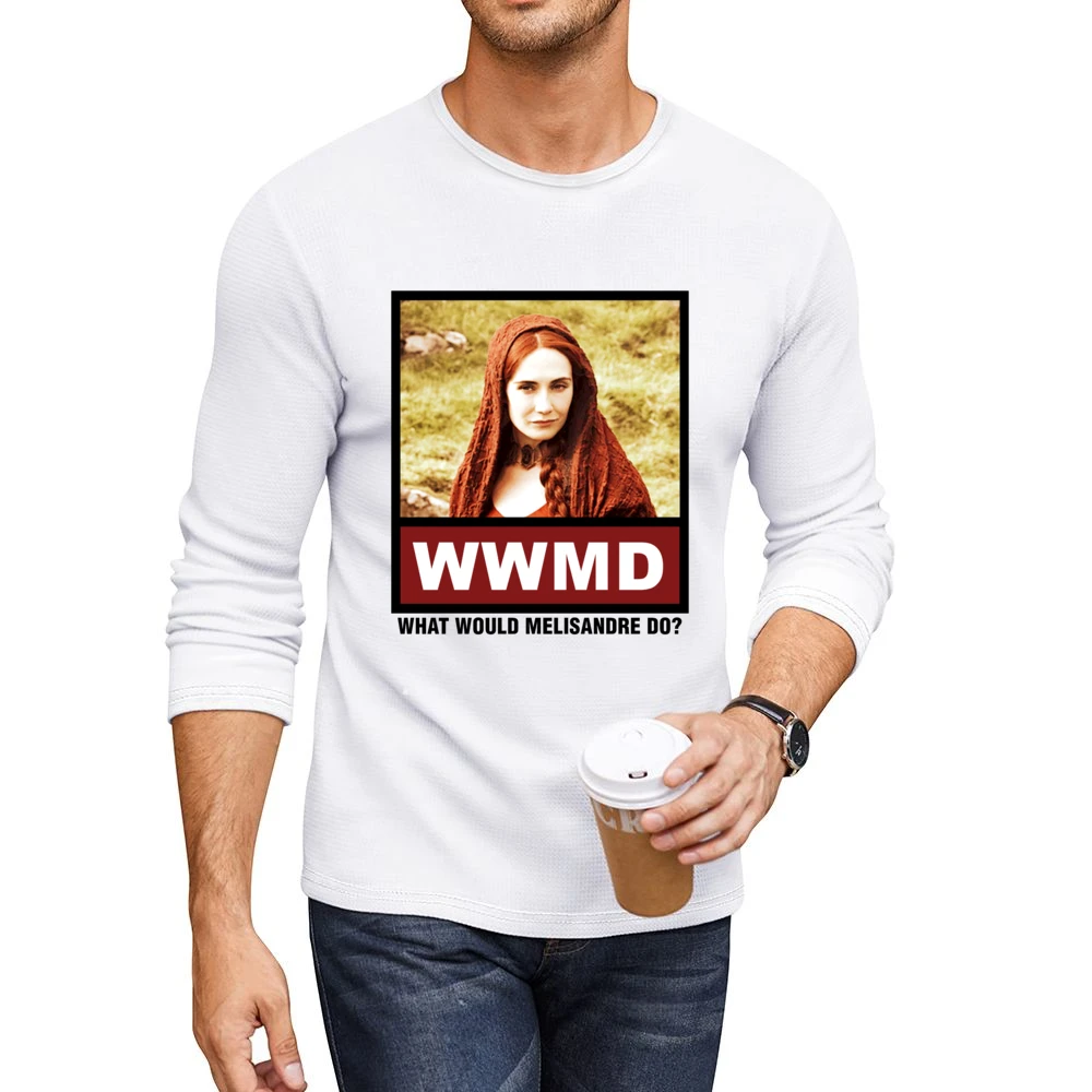 What Would Melisandre Do WWMD Game of Thrones Men CrewNeck Long Sleeve T-Shirt