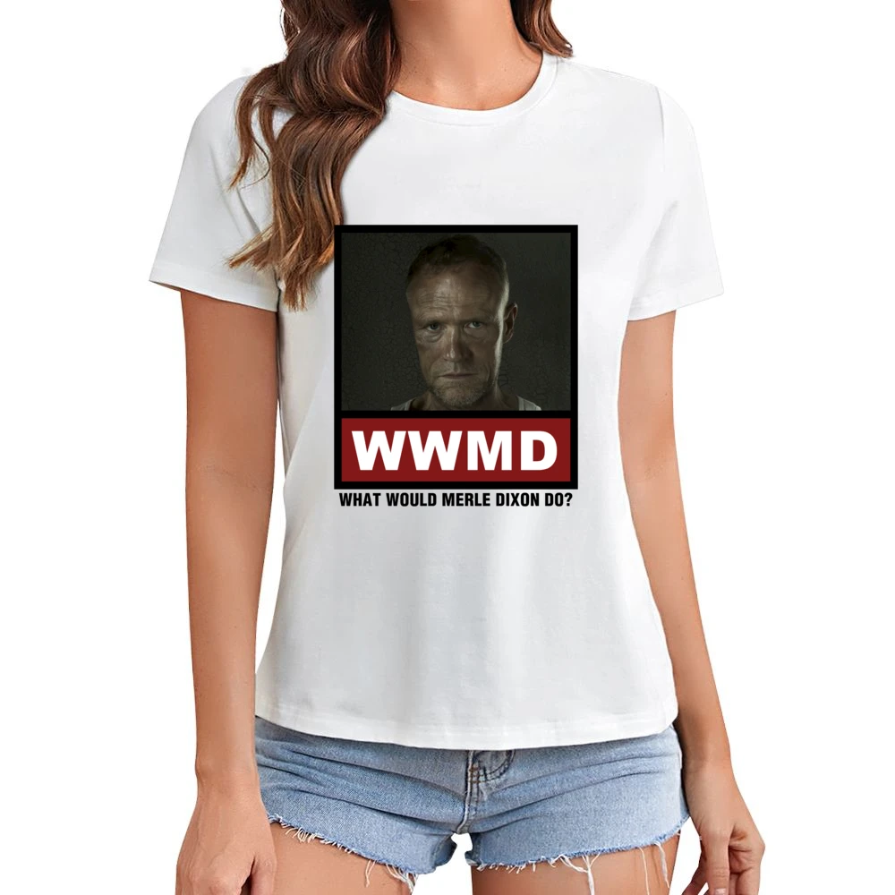 What Would Merle Dixon Do WWMD The Walking Dead Asian Size Women Ladies T-shirt