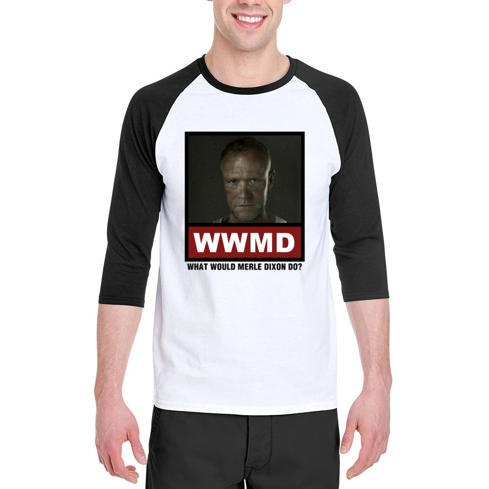 What Would Merle Dixon Do WWMD The Walking Dead Men 3/4 Sleeve T-Shirt
