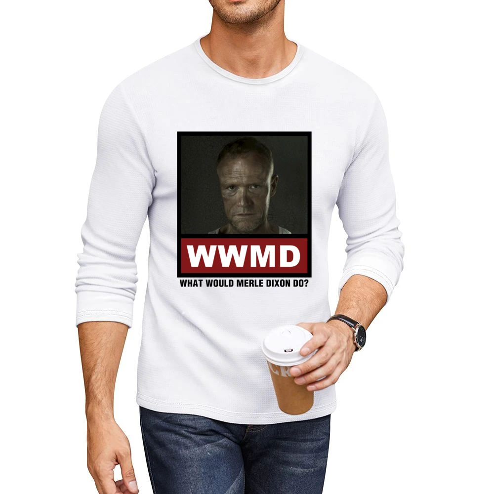 What Would Merle Dixon Do WWMD The Walking Dead Men CrewNeck Long Sleeve T-Shirt