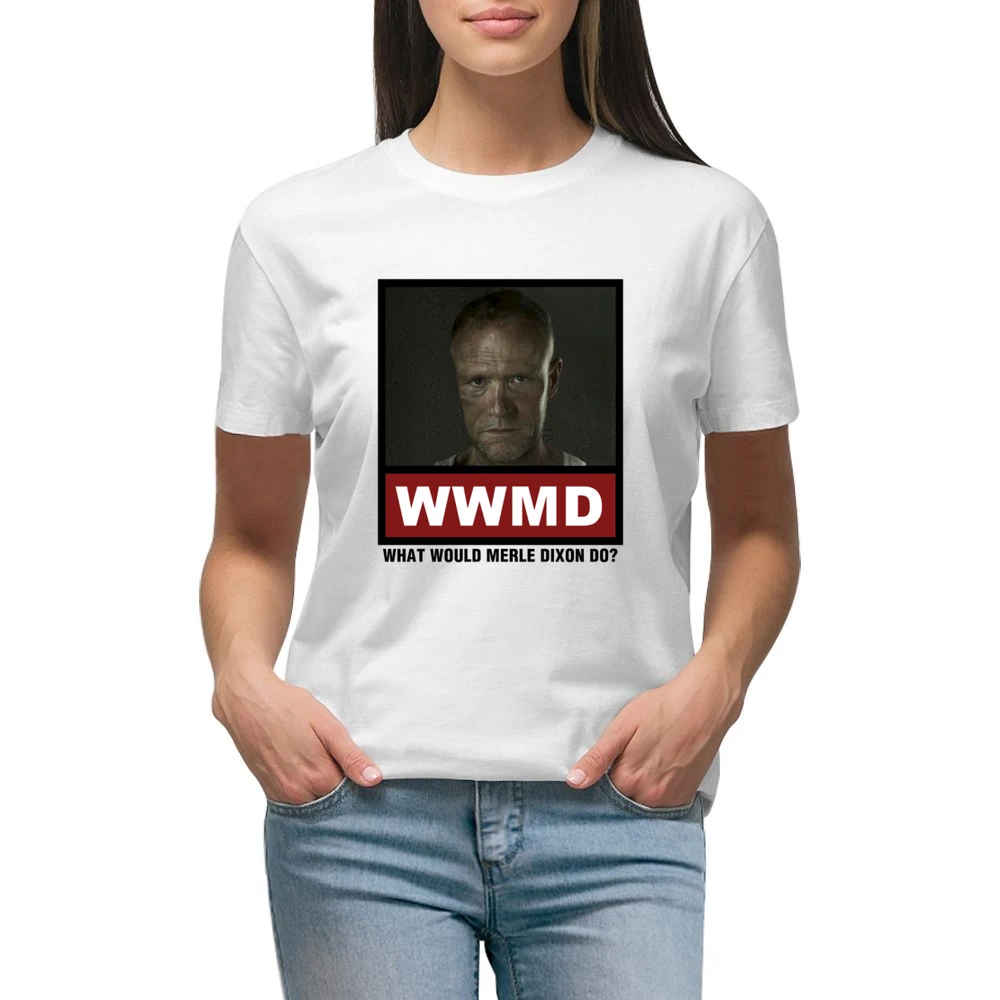 What Would Merle Dixon Do WWMD The Walking Dead Premium Women Ladies T-shirt