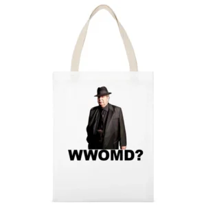 What Would Old Man Richard Harrison Do White Canvas Tote Shopping Bag