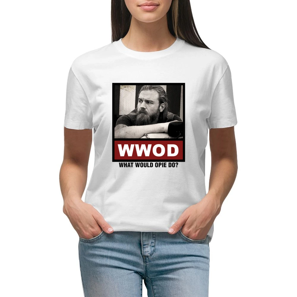 What Would Opie Do WWOD Sons of Anarchy Premium Women Ladies T-shirt