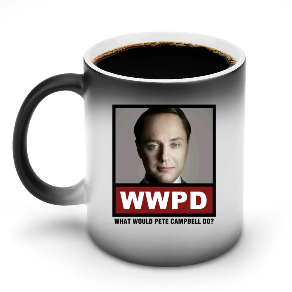 What Would Pete Campbell Do WWPD Mad Men Discoloration Mug