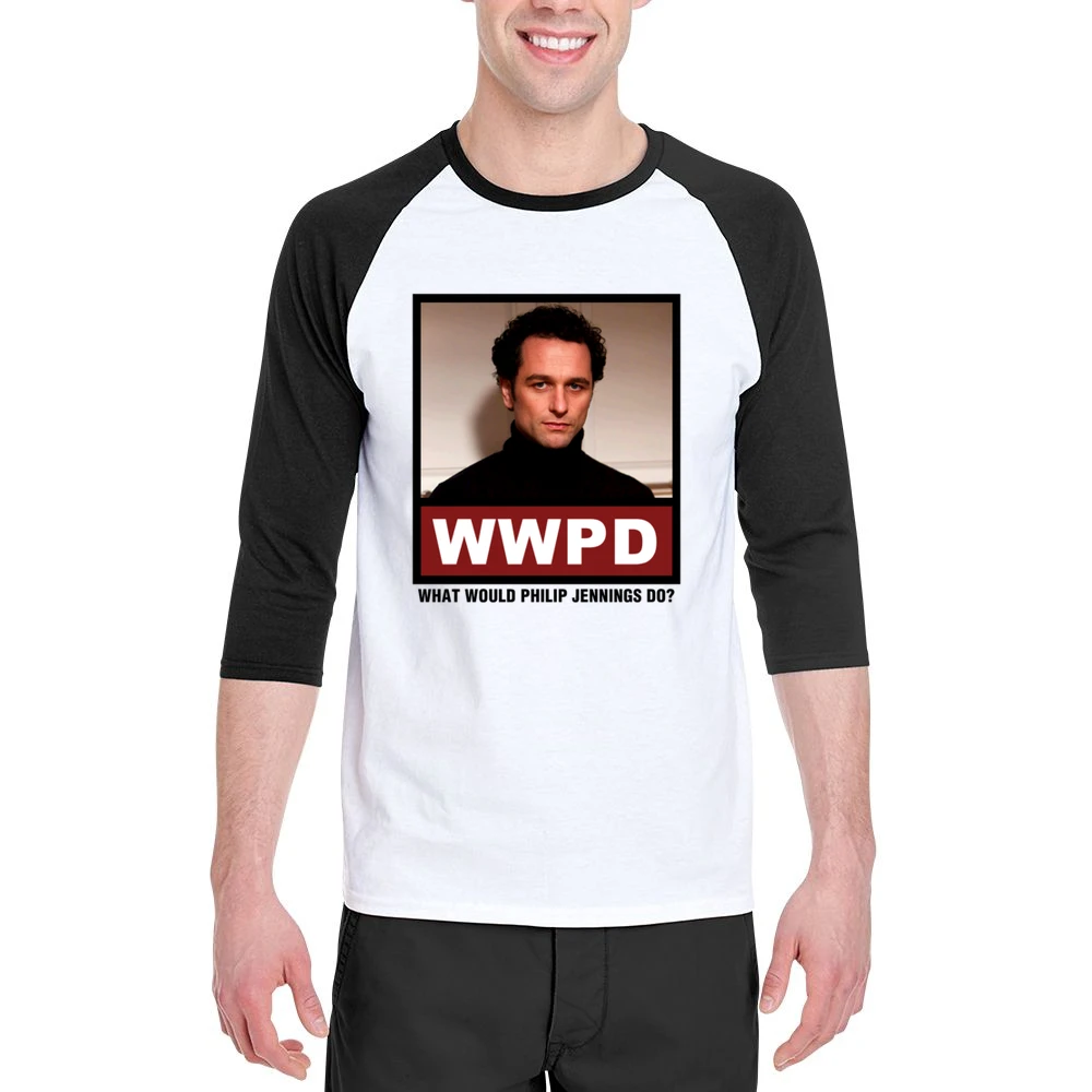 What Would Philip Jennings Do WWPD The Americans Men 3/4 Sleeve T-Shirt