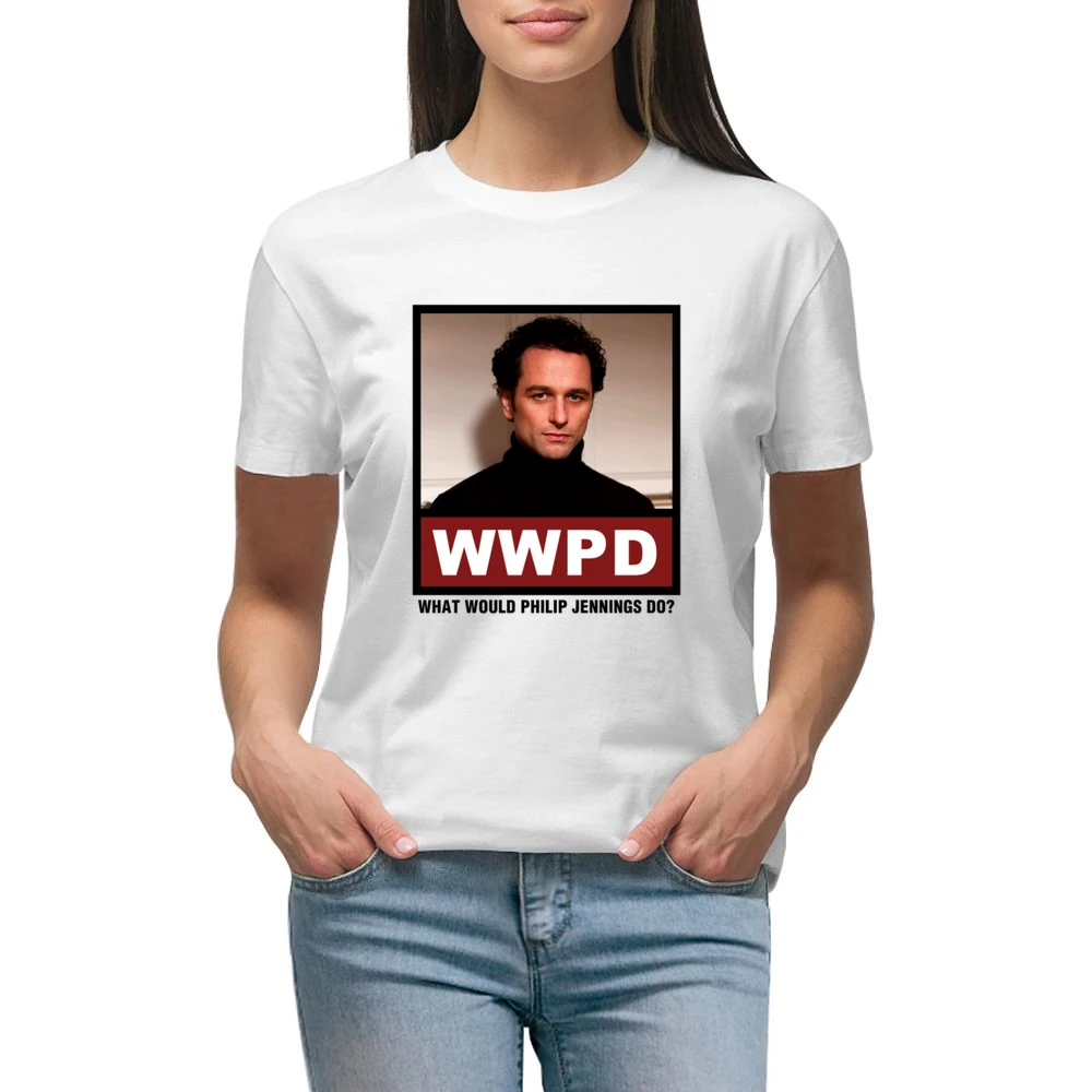 What Would Philip Jennings Do WWPD The Americans Premium Women Ladies T-shirt