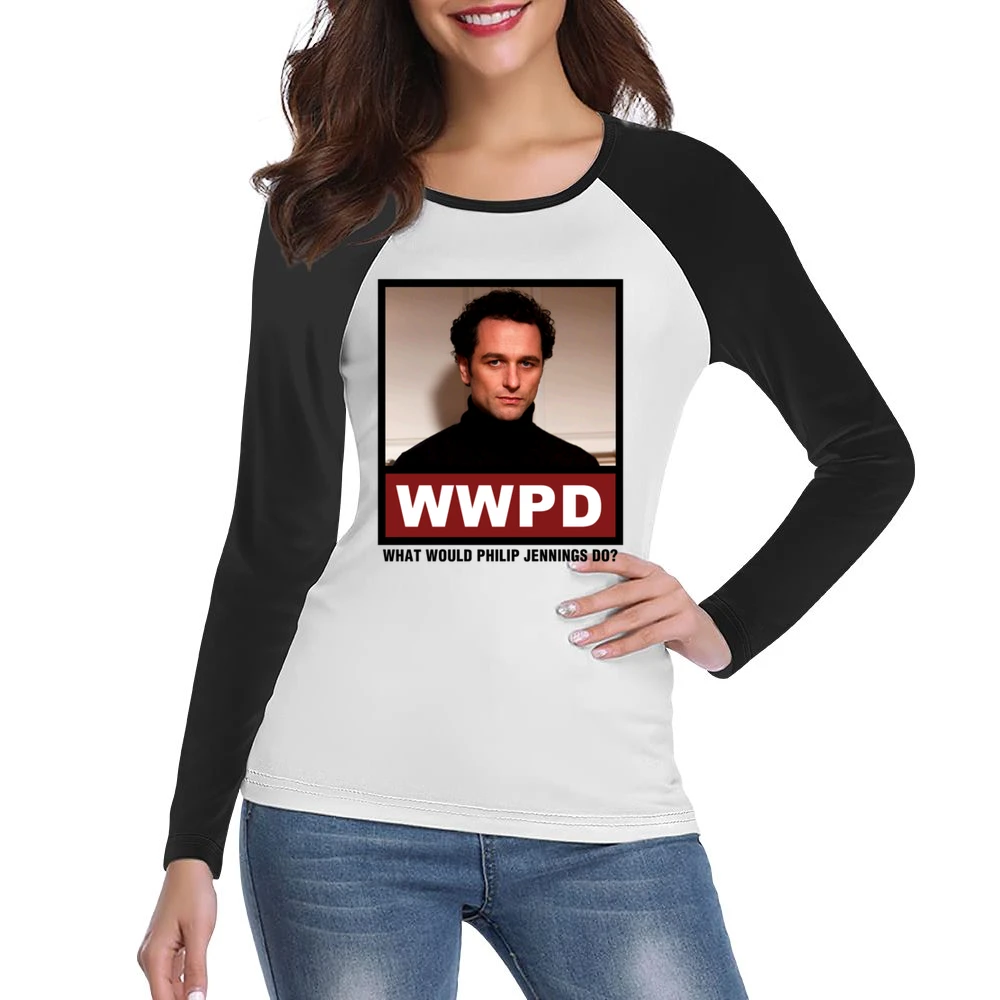 What Would Philip Jennings Do WWPD The Americans Women Ladies Long Sleeve T-Shirt