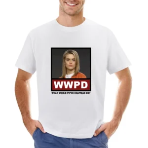 What Would Piper Chapman Do WWPD Orange is the New Black Asian Size Men T-Shirt