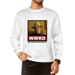 What Would Raylan Givens Do WWRD Justified European Size Pullover Sweater