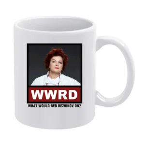 What Would Red Reznikov Do WWRD Orange is the New Black White Mug