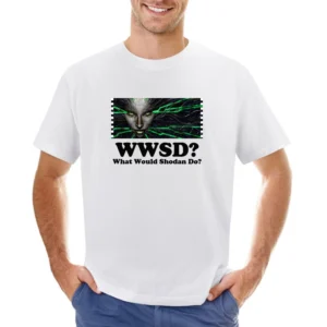 What Would Shodan Do System Shock Video Game Asian Size Men T-Shirt
