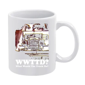 What Would The Truck Do White Mug