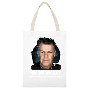 What Would Walter Do Fringe Tv White Canvas Tote Shopping Bag