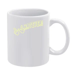 Whatever Funny Joke Retro 80s White Mug
