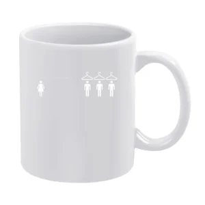 Which one to choose now cloth hanger funny cheating couples White Mug