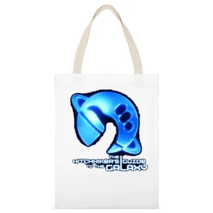 Wipeout TV Show White Canvas Tote Shopping Bag
