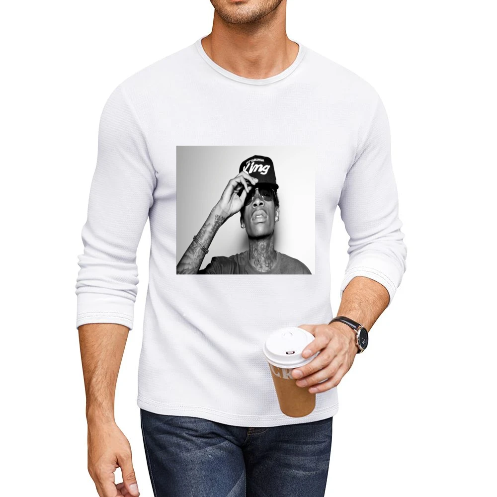 Wiz Khafia Tshirt 2 (all styles and colors available) Men CrewNeck Long Sleeve T-Shirt