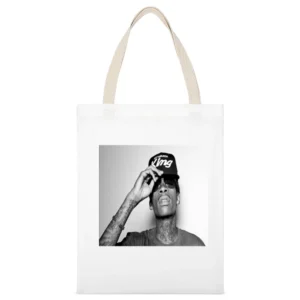 Wiz Khafia Tshirt 2 (all styles and colors available) White Canvas Tote Shopping Bag