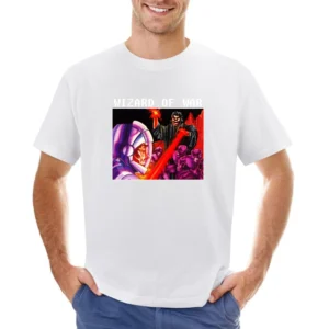 Wizard Of War Video Game Retro 80s Asian Size Men T-Shirt