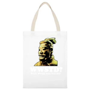 Wizard Of Wor Video Game Retro 80s White Canvas Tote Shopping Bag