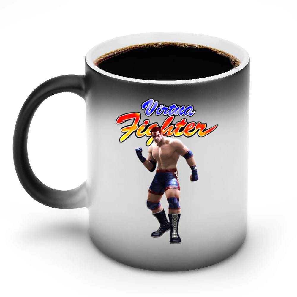Wolf Hawkfield Virtua Fighter Arcade Fighting Retro Video Game Charact Discoloration Mug