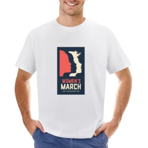 Womans March on Washington white Tshirt Asian Size Men T-Shirt