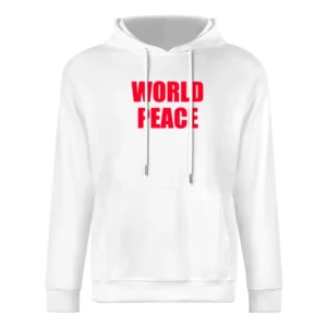 World Peace Popular Miley Cyrus Celebrity Graphic TShirt European Size Men Hoodie