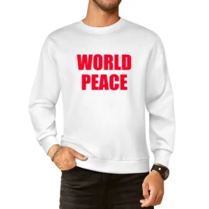 World Peace Popular Miley Cyrus Celebrity Graphic TShirt European Size Pullover Sweater