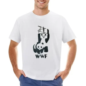 Wrestling panda wwf funny Asian Size Men T-Shirt