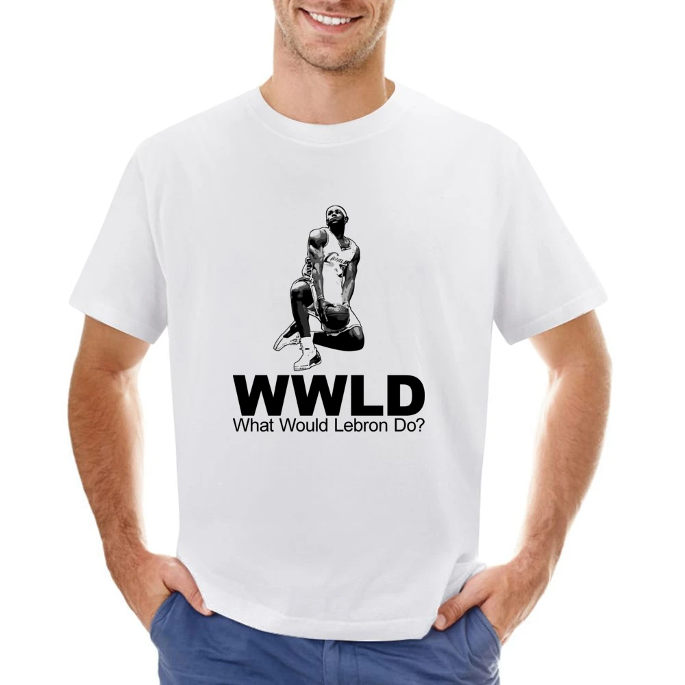 Wwjd Lebron James Asian Size Men T-Shirt