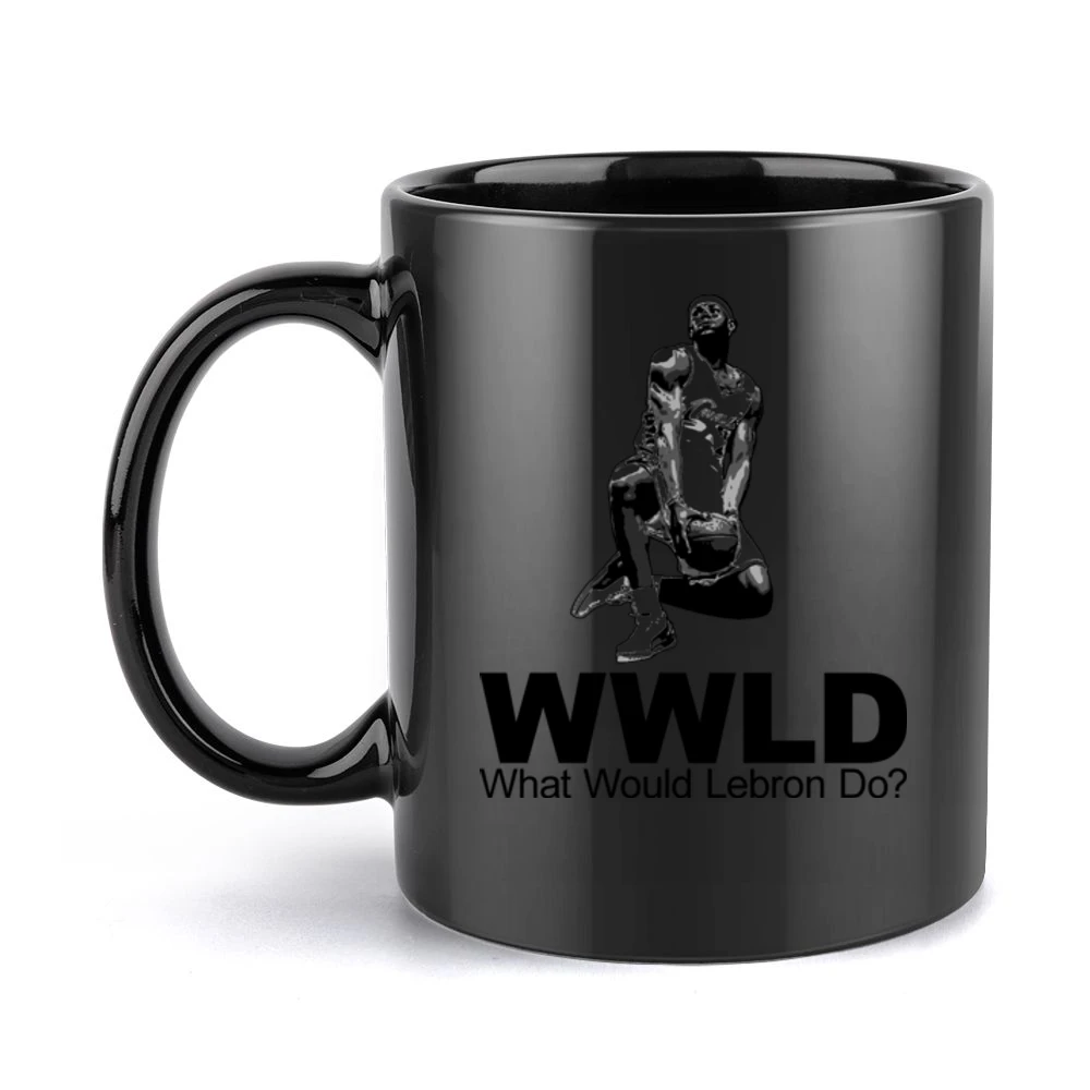 Wwjd Lebron James Black Mug