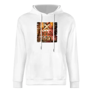 X Wild Gift Album Cover Distressed Image European Size Men Hoodie