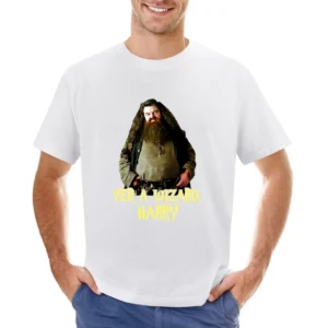 Yer A Wizard Harry Robbie Coltrane Hagrid Quote Asian Size Men T-Shirt