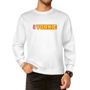 Yorkie Chocolate Bar Candy Logo European Size Pullover Sweater