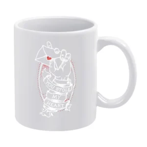 You Stole My Heart Fun Love White Mug