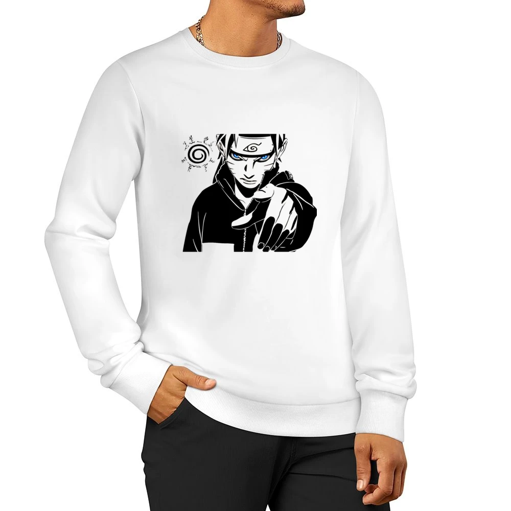 You - uzumaki pointing finger kurama seal naruto shippuden anime manga Men Pullover Sweatshirt