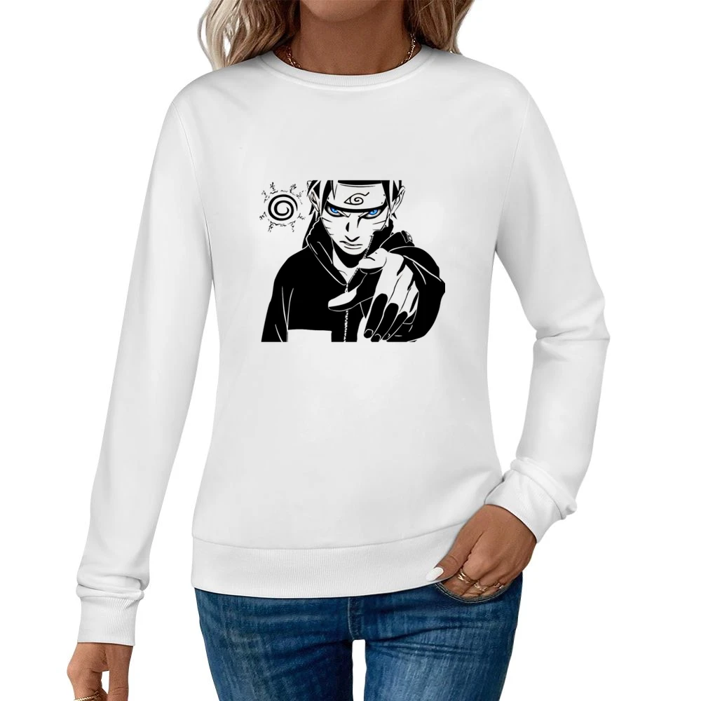 You - uzumaki pointing finger kurama seal naruto shippuden anime manga Women Pullover Sweatshirt