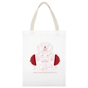 Zangief's Gym Tshirt White Canvas Tote Shopping Bag