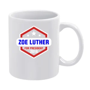 Zapp Brannigan For President 2016 Futurama TV Show White Mug