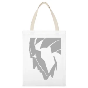 Zaraki kenpachi Gotei 13 captain 11th division soul society shinigami White Canvas Tote Shopping Bag