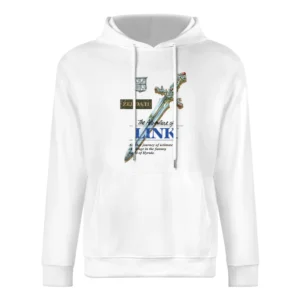Zelda 2 Adventures Of Link Nes Nintendo Old School Retro Video Game Fa European Size Men Hoodie