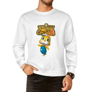 Zipper From Animal Crossing Nintendo Video Game Fan European Size Pullover Sweater
