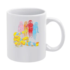astronout ghost White Mug