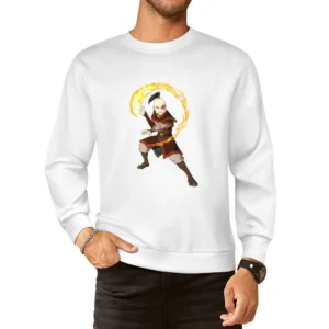 avatar The Last Airbender legend of Aang Fire nation Banished prince Z European Size Pullover Sweater
