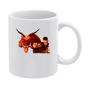 avatar legend of Aang the last airbender Zuko The dancing dragon Fire White Mug