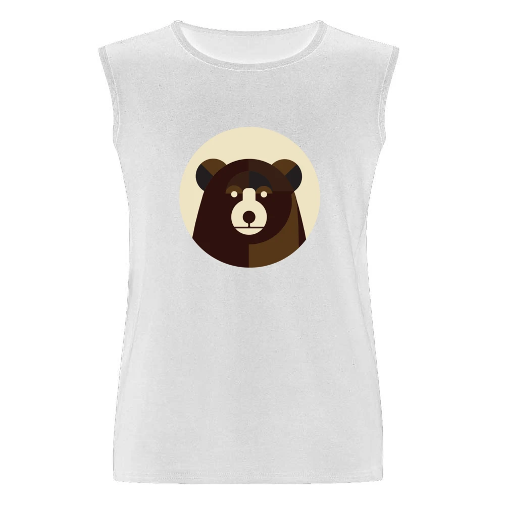 bear Men Sleeveless T-Shirt