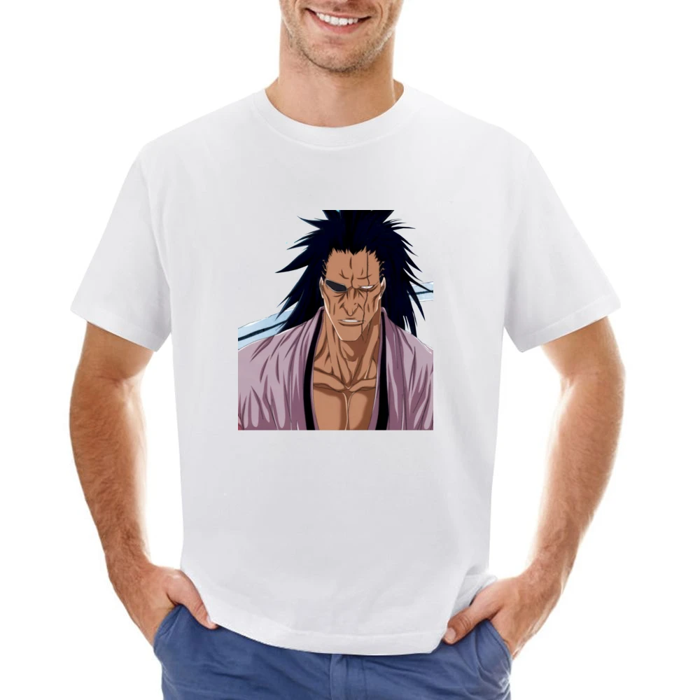captain of the 11th Division in the Gotei 13 Zaraki Kenpachi Bleach an Asian Size Men T-Shirt