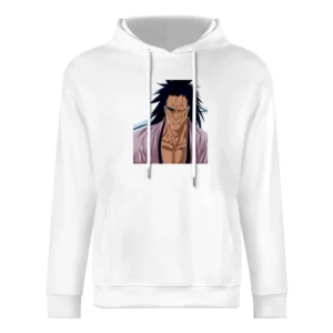 captain of the 11th Division in the Gotei 13 Zaraki Kenpachi Bleach an European Size Men Hoodie