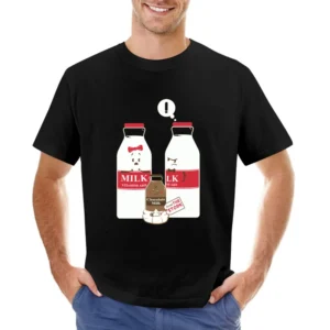 funny milk dairy family Asian Size Men T-Shirt