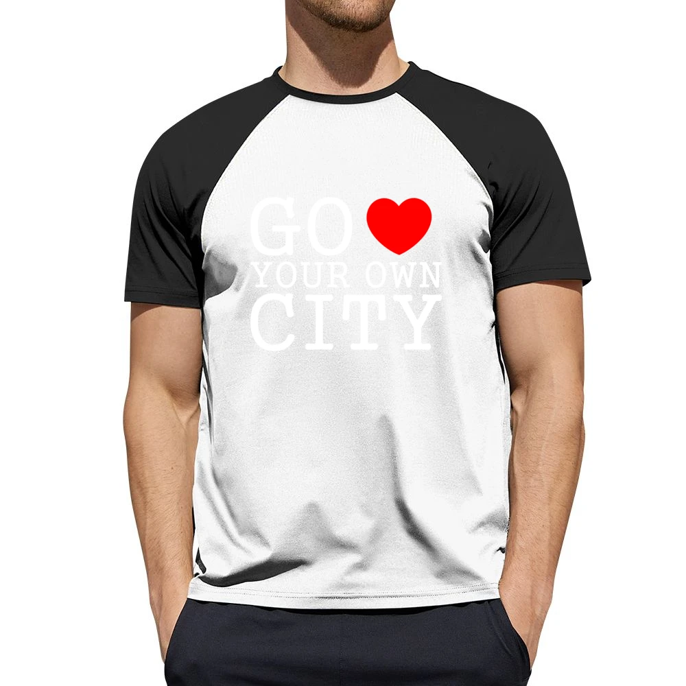 go heart your own city funny love Men Short Sleeve T-Shirt